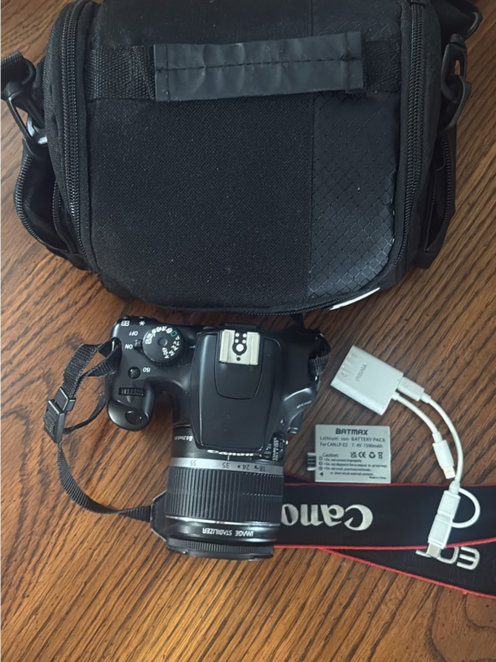Canon EOS Rebel XS Digital Camera with 18-55mm Lens